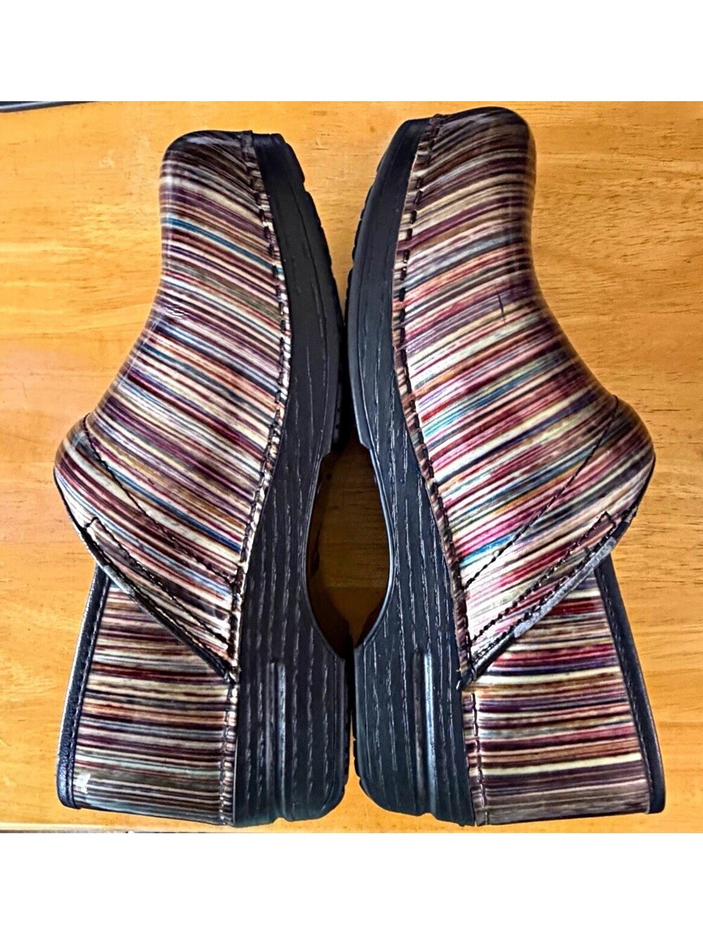Dansko Women's Pro XP Striped Clogs EU40